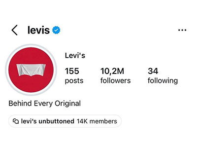 Levi's零预算出圈